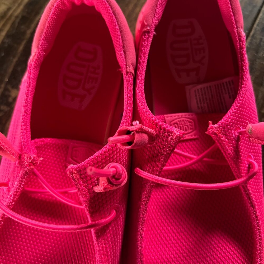 HEY DUDE WENDY FUNK MONO ELECTRIC PINK - FOOTWEAR LADIES - 40065-6QQ - Picture 4 of 5